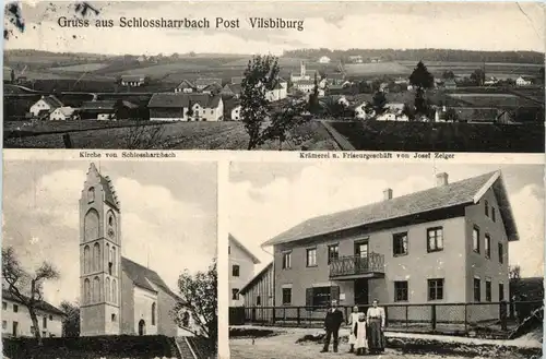 Gruss aus Schlossharrbach - Post Vilsbiburg -94562