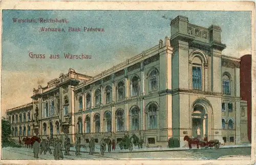 Gruss aus Warschau - Warszawa - Reichsbank -95310