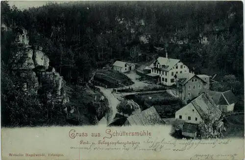 Gruss aus Schüttersmühle - Pottenstein -94546