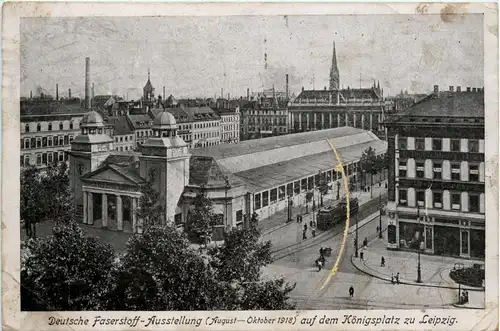 Leipzig - Deutsche Faserstoff Ausstellung 1918 -92536