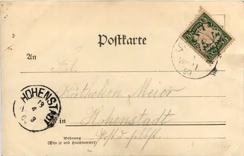 Gruss aus Schwabach - Postkutsche - Postamt - Liebig -94778
