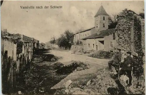 Varneville nach der Schlacht - Feldpost -92634