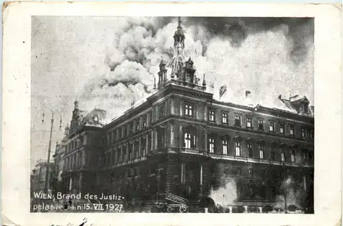 Wien - Brand des Justizpalastes 1927 -94954