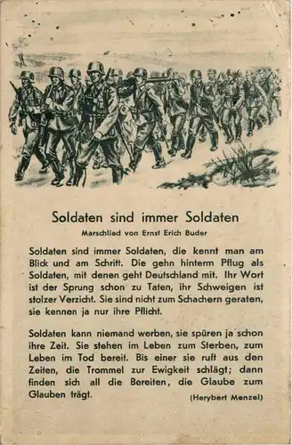 Soldaten sind immer Soldaten - Feldpost Luftgaupostamt Hamburg - 3. Reich -92792