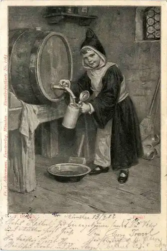 München - Münchner Kindl - Künstlerkarte F Doubek -95890