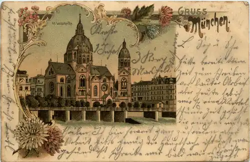 Gruss aus München - Litho -95884