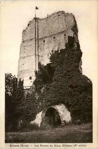 Brionne - Les Ruines du Vieux Chateau -96080