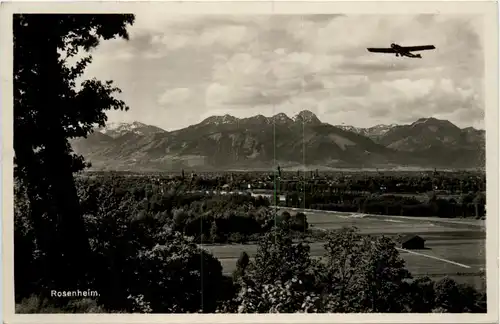 Rosenheim mit Flugzeug -96100