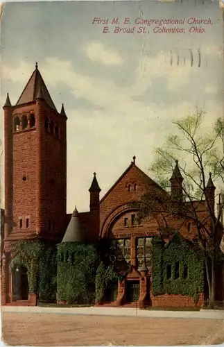 Columbus Ohio - First M.E. Congregational Church -96224