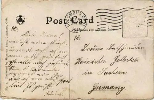 Columbus Ohio - First M.E. Congregational Church -96224