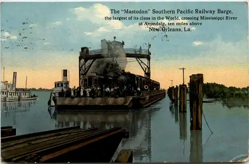 Avondale - Mastodon Souhern Oacific Railway Barge - New Orleans -96324