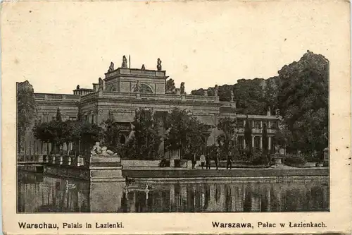 Warschau - Palais in Lazienki - Feldpost -96404