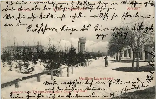 Lager-Lechfeld, Grüsse, Truppenübungsplatz, Westliche Lagerstrasse -358048