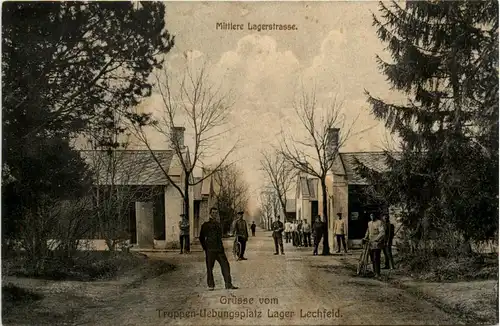 Lager-Lechfeld, Grüsse, Truppenübungsplatz, Mittlere Lagerstrasse -358068