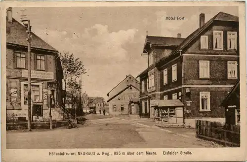 Neuhaus a. Rwg. - Eisfelder Strasse - Hotel Post - Bahnpost -96524