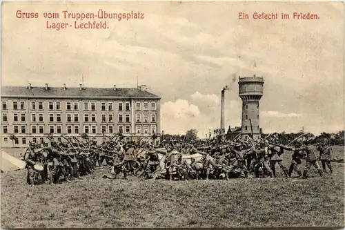 Lager-Lechfeld, Grüsse, Truppenübungsplatz, ein Gefecht im Frieden -358088