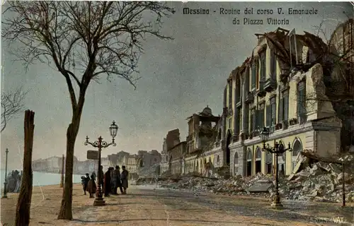 Messina - Rovine del Corso V. Emanuele -93518