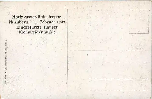 Nürnberg - Hochwasser Katastrophe 1909 -96584