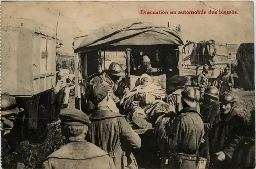 Evacuation en automobile des blesses -95190