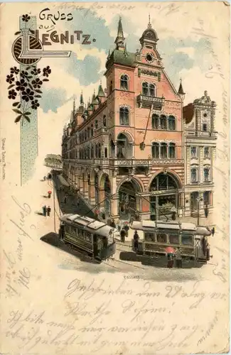 Gruss aus Liegnitz - Litho -96784