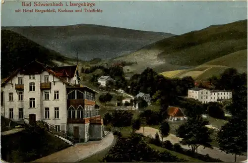 Bad Schwarzach im Isergebirge mit Hotel Bergschloss -95326
