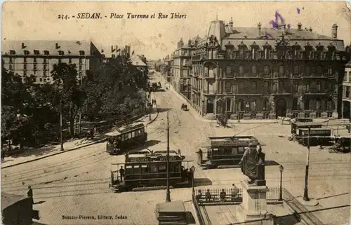 Sedan - Place Turene et Rue Thiers -96374