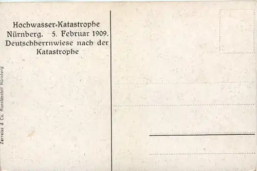 Nürnberg - Hochwasser Katastrophe 1909 -96578