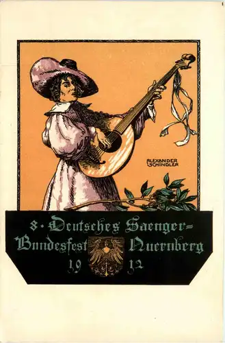 Nürnberg - 8. Deutsches Sänger Bundesfest 1912 -96598