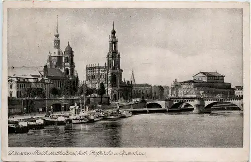 Dresden, Reichsstatthalterei, Kath. Hofkirche, Opernhaus -368168