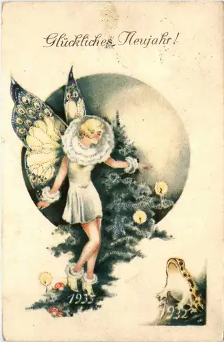 Neujahr - Fee Elfe Frosch -96658