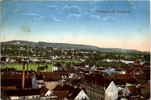 Erlangen mit Burgberg -368272