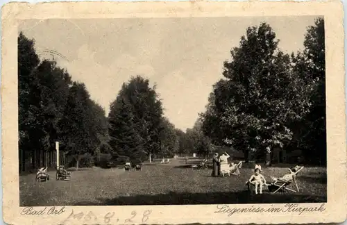 Bad Orb, Liegewiese im Kurpark -368248