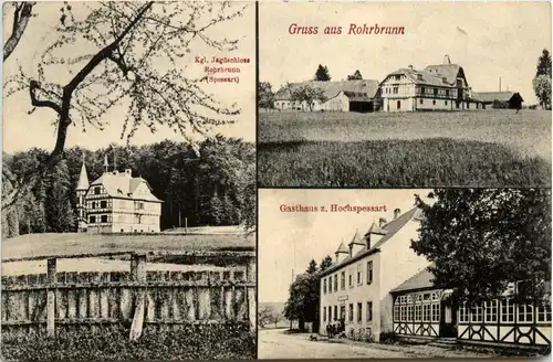 Gruss aus Rohrbrunn - Gasthaus zum Hochspessart - Weibersbrunn -96758