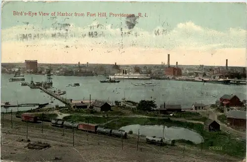 Providence - Harbor from Fort Hill -96256