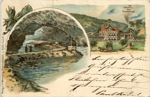 Kyffhäuser - Barbarossahöhle - Litho -94658