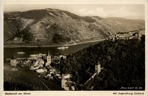 Bacharach, mit jugenburg Stahleck -368026