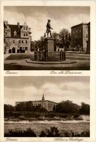 Dessau, der alte Dessauer, Schloss u. Gestänge -368798