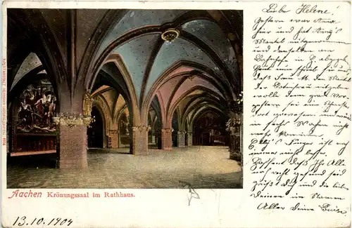 Aachen, Krönungssaal im Rathaus -368928