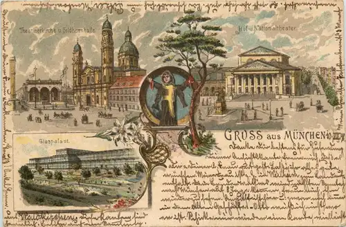 Gruss aus München - Litho -95244