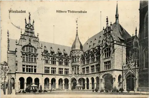 Wiesbaden, Höhere Tochterschule -369228