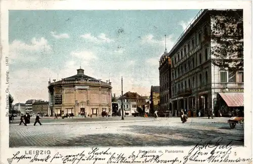 Leipzig, Rossplatz m. Panorama -369468