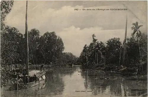 Un coin de l AArroyo en Cochinchine -80392