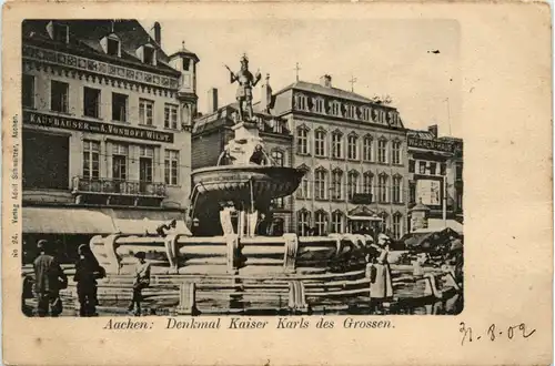 Aachen, Denkmal Kaiser Karls des Grossen -368926