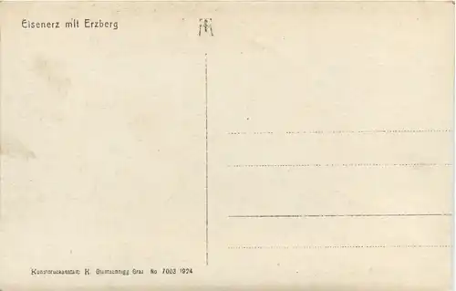 Eisenerz mit Erzberg -369758