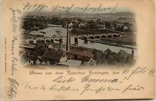 Gruss aus dem Ruhrtal Hattingen -369402