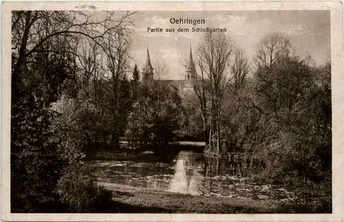 Oehringen, Partie aus dem Schlossgarten -369190