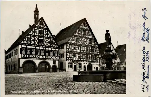 Dornstetten, Marktplatz mit Rathaus -369210