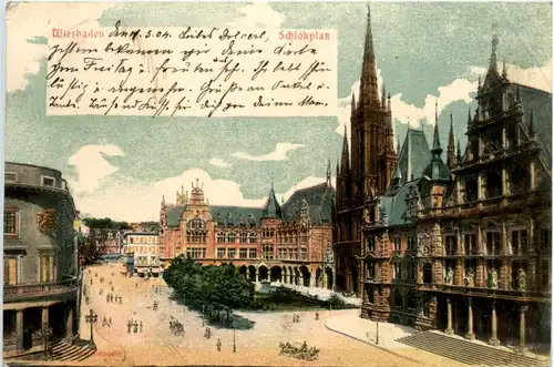 Wiesbaden, Schlossplatz -369230