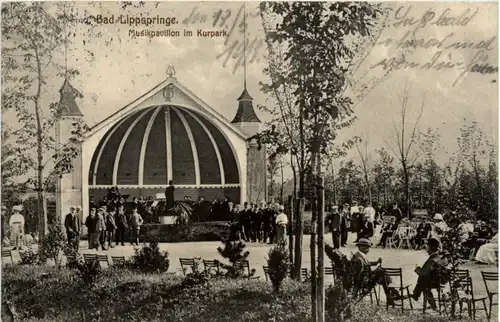 Bad Lippspringe, Musikpavillon im Kurpark -369386