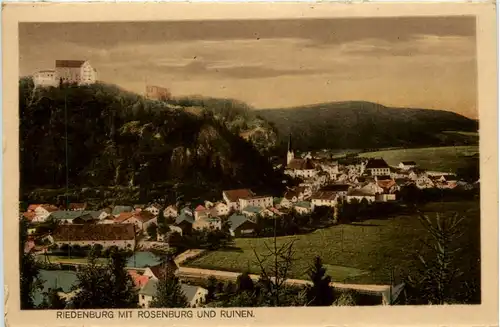 Riedenburg mit Rosenburg und Ruinen -370292